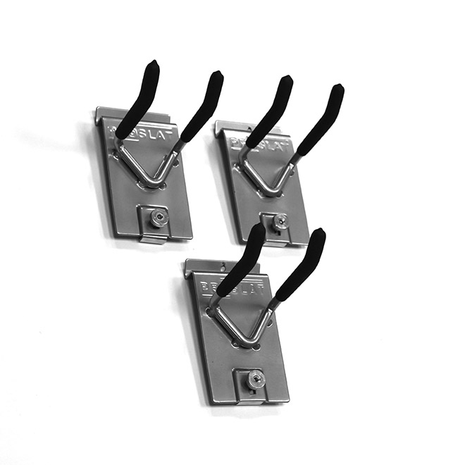 Heavy duty 4" double hook - 3 pack